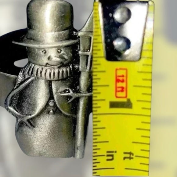 Vintage-New in Box Set of 8 Belk Pewter Christmas Napkin & Place Card Holders - Picture 14 of 14